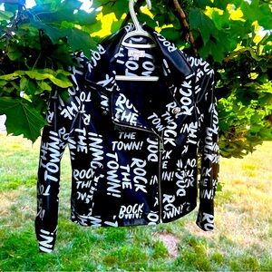 Disney Kids Black Graphic Jacket.